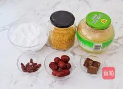 Illustration of how to make osmanthus brown sugar rice dumplings 1