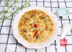 Illustration of how to make seasonal vegetable and shrimp soup 19