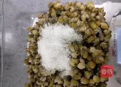 Illustration of how to make mung bean paste 8