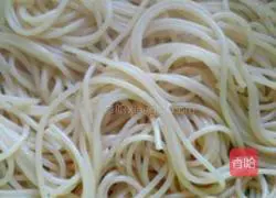 Tomato Meat Sauce Italian Illustration of how to make noodles 3