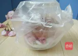 Illustration of how to make salted cherry blossoms 8