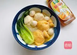 Flower Illustration of how to make glue soup hot pot 10