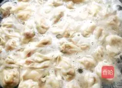 Illustration of how to make mushroom wontons 12