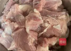 Illustration of how to make steamed beans and noodles 3