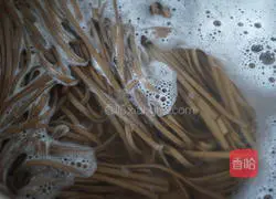 Bacteria Illustration of how to make buckwheat noodles with mushroom and chicken soup 2