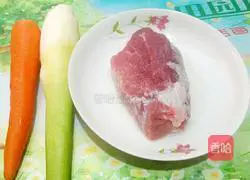 Illustration of how to make fried wild rice with sliced ​​meat 1