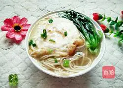 Illustration of how to make soup noodles 10