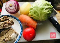 Illustration of how to make borscht at home 1