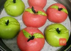 Apple bean paste buns Illustration of how to do it 10