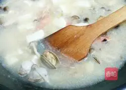 三Illustration of how to make fresh tofu soup 9