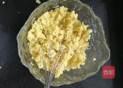 Illustration of how to make sweet potato and egg pancakes 3