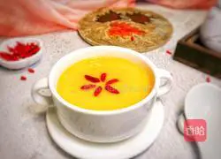 Illustration of how to make pumpkin lily soup 11