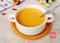 Illustration of how to make wolfberry walnut soy milk 9