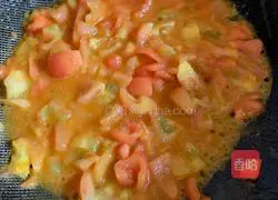 Tomato and Egg Gada Soup Recipe Illustration 14