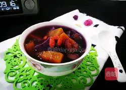 Illustration of how to make purple sweet potato and pumpkin syrup 6