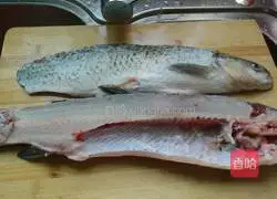 Illustration of how to make West Lake vinegar fish 2