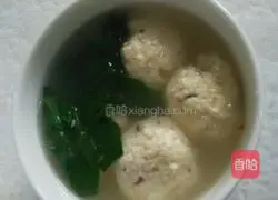 Tofu meatball soup Practice illustration 5