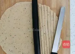 Illustration of how to make chess beans 1