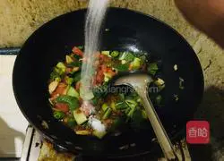 Illustration of home-style fried noodles 8