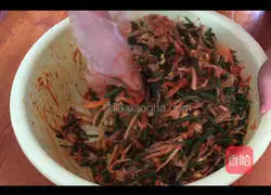 Illustration of how to make Korean mixed vegetables 13