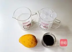 Mango Raw Coconut Latte Recipe Illustration 1