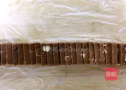 Illustration of how to make coffee almond cookies 9