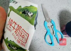 Illustration of how to make dragon fruit milkshake 5