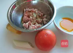 Mingchu Illustration of how to make tomato and pork meatballs in private dishes 1