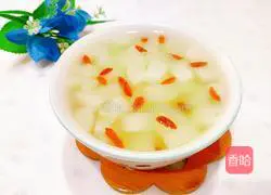 Illustration of how to make wolfberry melon 10