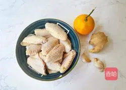 Illustration of how to make orange chicken wings 1