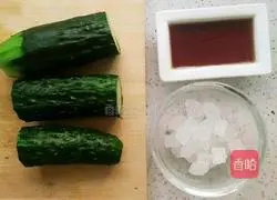 Illustration of how to make sweet and sour cucumber 1