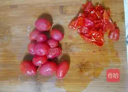 Illustration of how to make tomato egg rolls 2