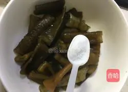 Illustration of how to make cold seaweed bamboo shoots 7