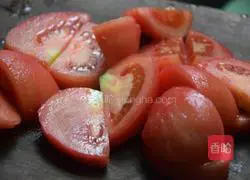 Illustration of how to make tomato and egg noodles 3