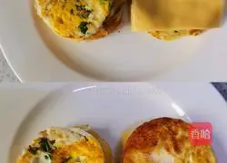 Cheese Egg Burger Recipe Illustration 6