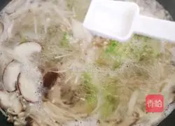 Cucumber and Enoki mushroom soup recipe 11