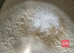 Illustration of how to make sesame sauce layer cake (leaf dough) 2