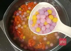 Brown sugar wine dumplings Illustration of how to do it 8