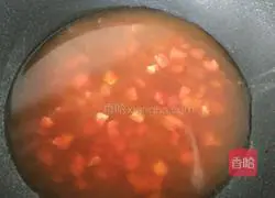 Illustration of how to make tomato and egg soup 9