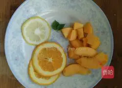 Yellow Peach Orange Fruit Tea Illustration of how to do it 2