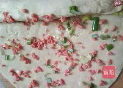 Illustration of how to make fried ham rolls 10