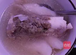 Illustration of how to make pork bone yam soup 8