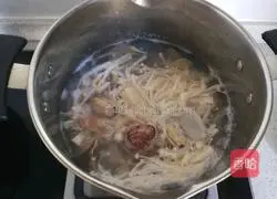 Enoki mushroom clam soup recipe 9