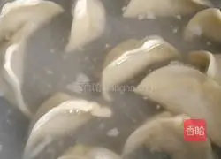 Illustration of how to make a large plate of dumplings 12