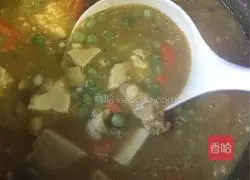 Curry tofu soup#rice cooker# Illustration of how to do it 8