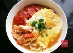 Illustration of home-cooked breakfast noodles 10