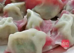 Illustration of how to make colorful dumplings 18