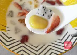 Illustration of how to make fruit glutinous rice balls 9