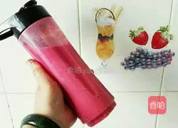 Red Heart Dragon Fruit Mango Juice Recipe Illustration 7