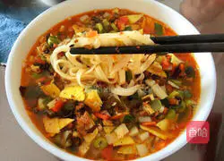 Qishan Sauce Noodles Recipe Illustration 9